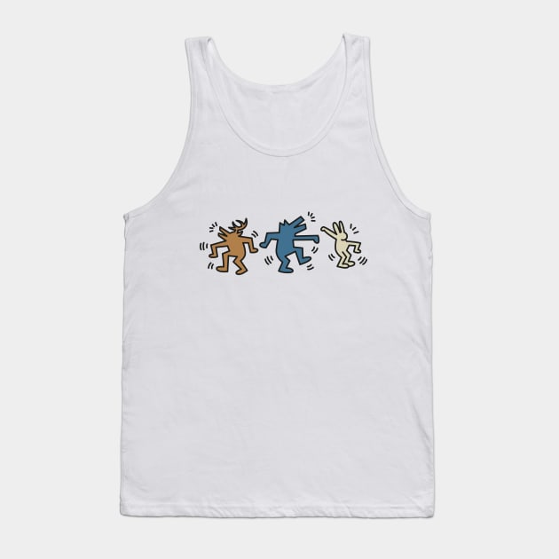 Dancing with the beasts Tank Top by pteridium_